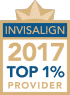 2017 Top 1% Invisalign Provider
